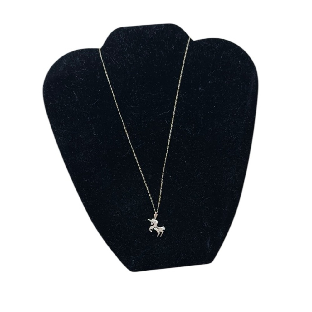 Elegant Gold Unicorn Pendant Necklace